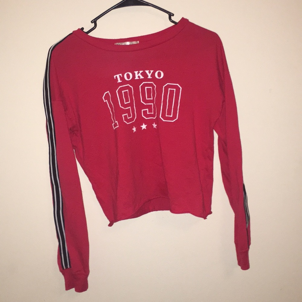Tokyo long sleeved crop top